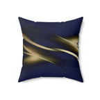 Midnight Luxe - Faux Suede Throw Pillow