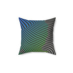 Moodwave - Faux Suede Throw Pillow