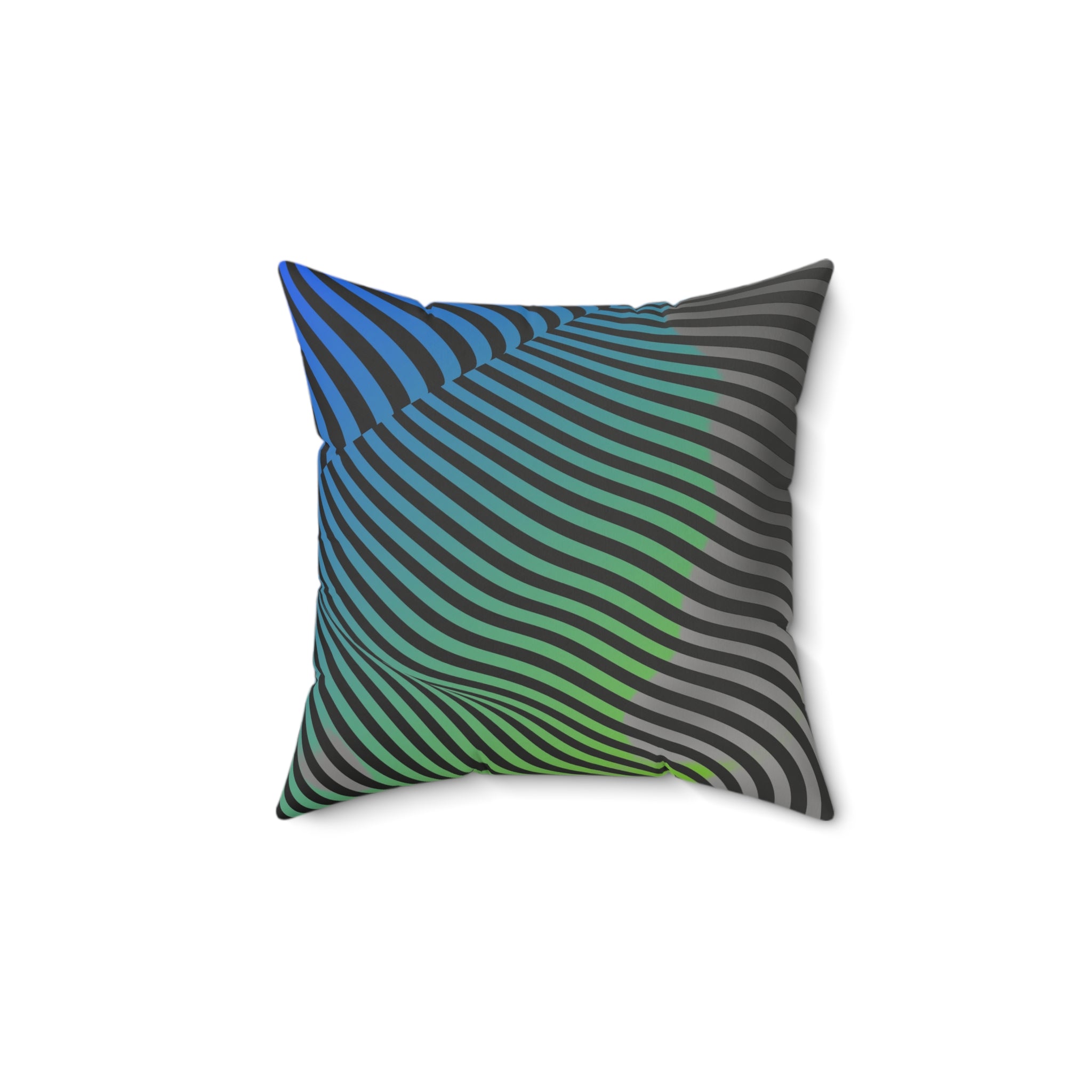 Moodwave - Faux Suede Throw Pillow