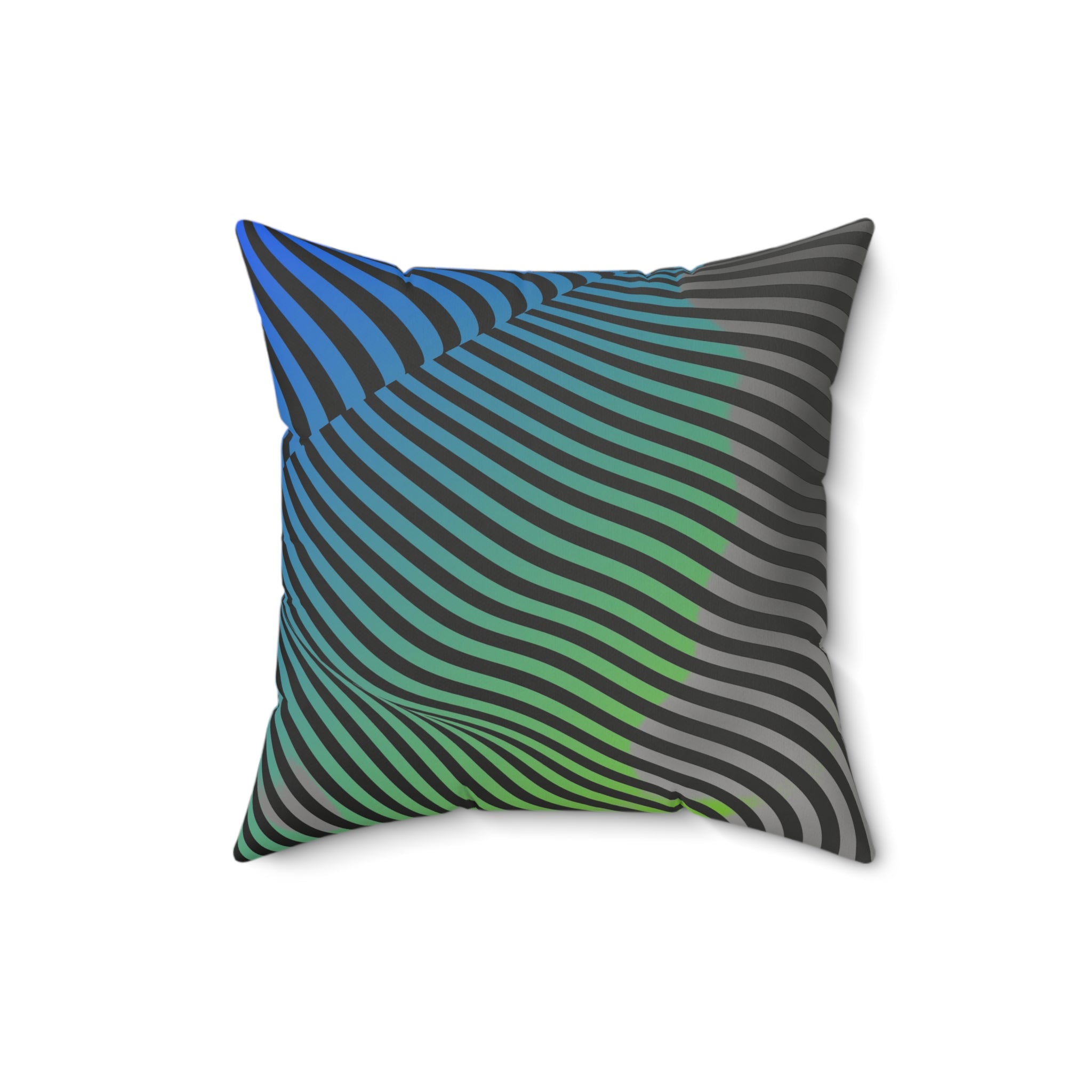 Moodwave - Faux Suede Throw Pillow