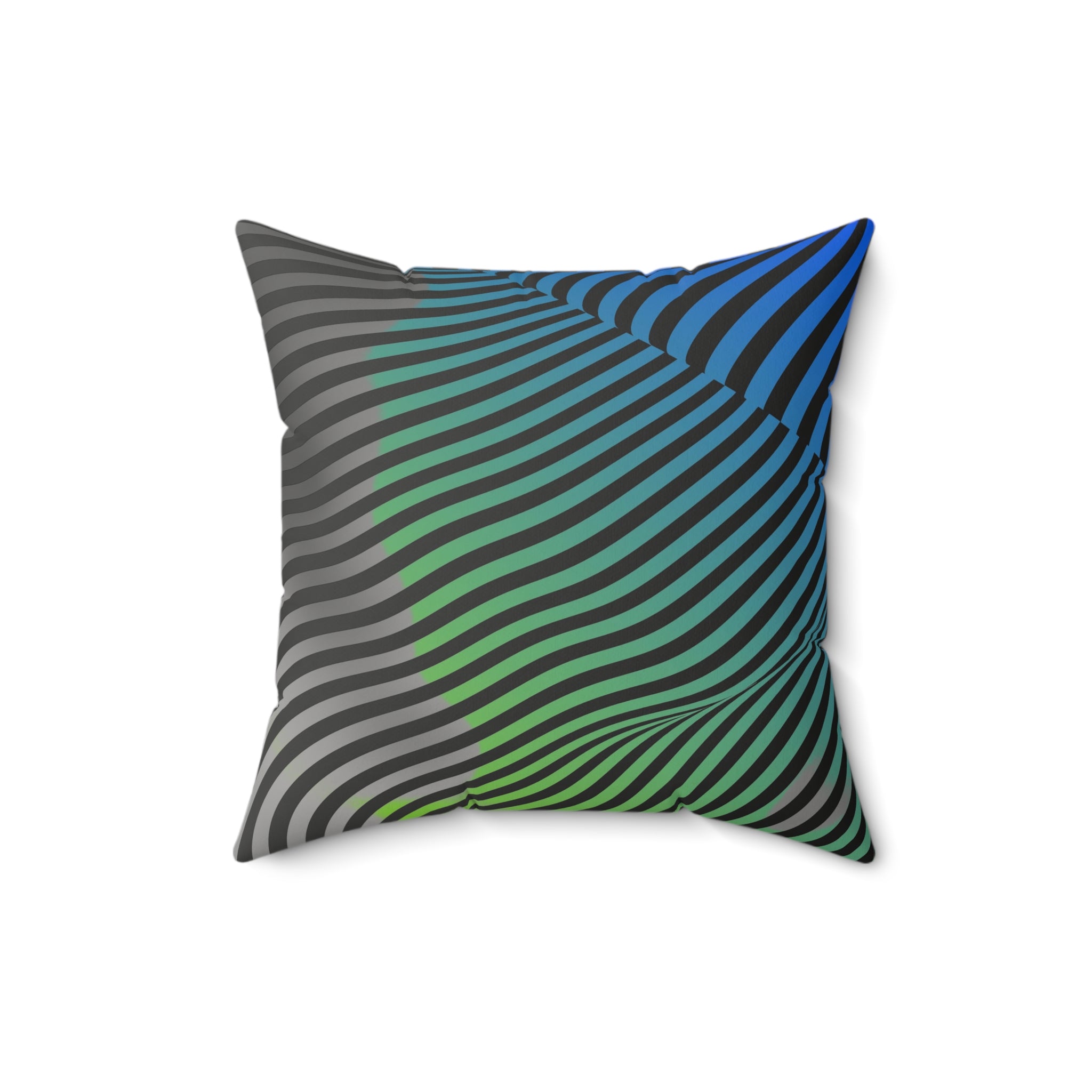 Moodwave - Faux Suede Throw Pillow