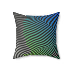 Moodwave - Faux Suede Throw Pillow