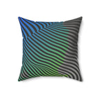 Moodwave - Faux Suede Throw Pillow