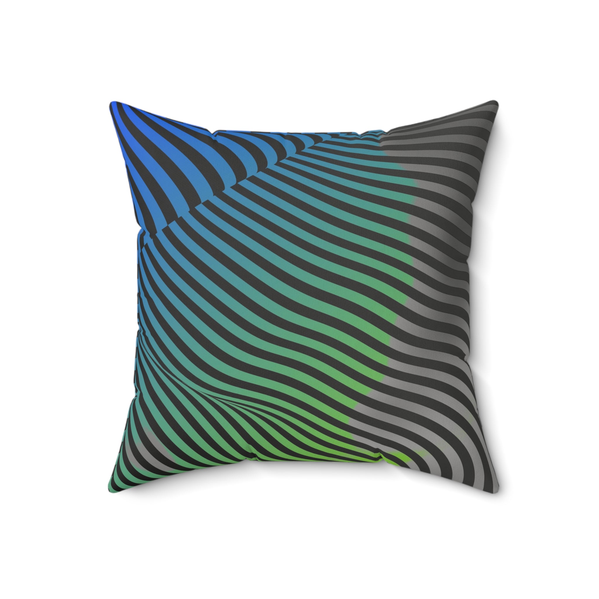 Moodwave - Faux Suede Throw Pillow