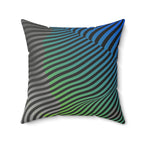 Moodwave - Faux Suede Throw Pillow