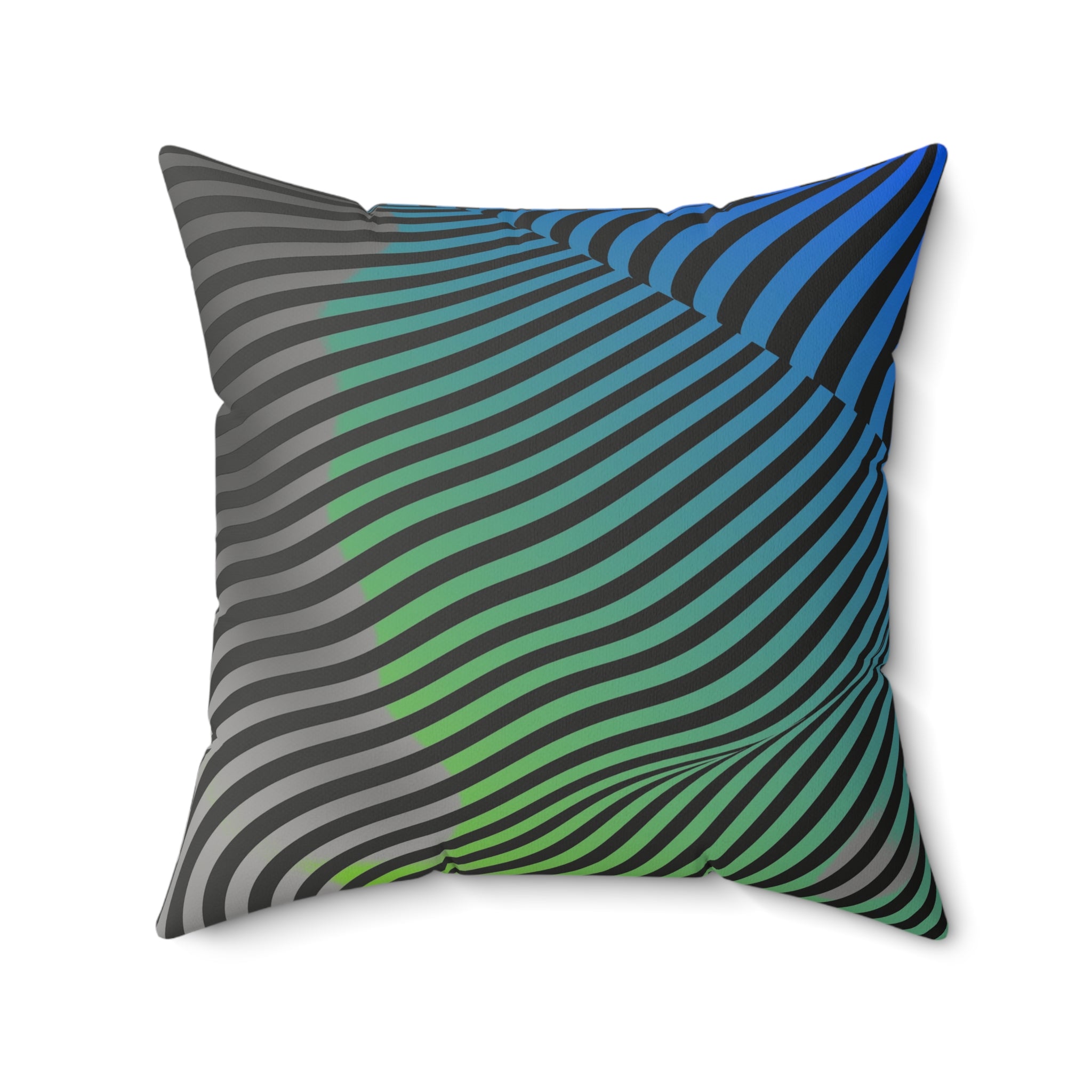 Moodwave - Faux Suede Throw Pillow