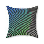 Moodwave - Faux Suede Throw Pillow