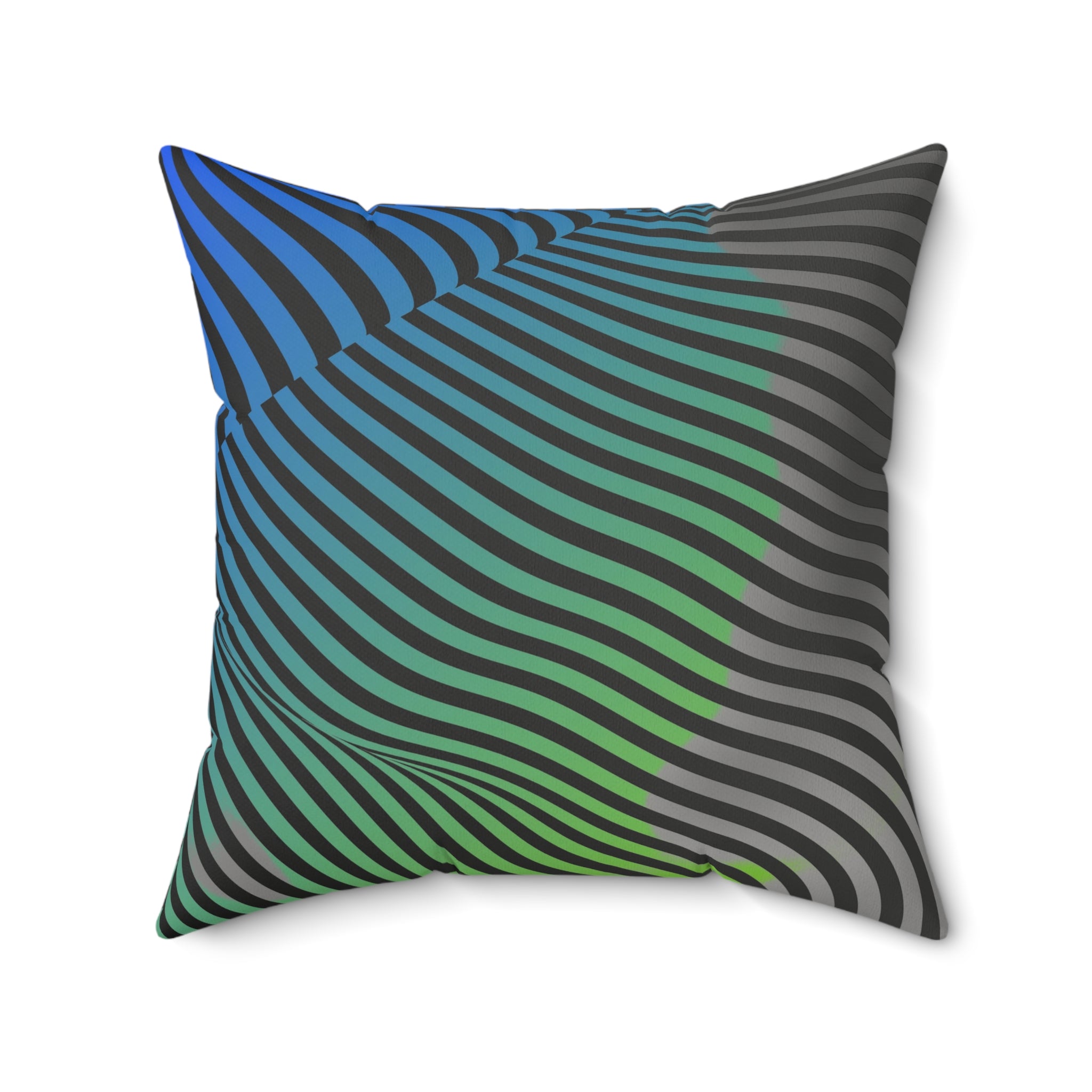 Moodwave - Faux Suede Throw Pillow