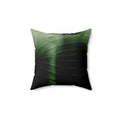 Muted Jungle - Faux Suede Throw Pillow