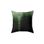 Muted Jungle - Faux Suede Throw Pillow