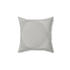 Muted Tantrum - Faux Suede Throw Pillow