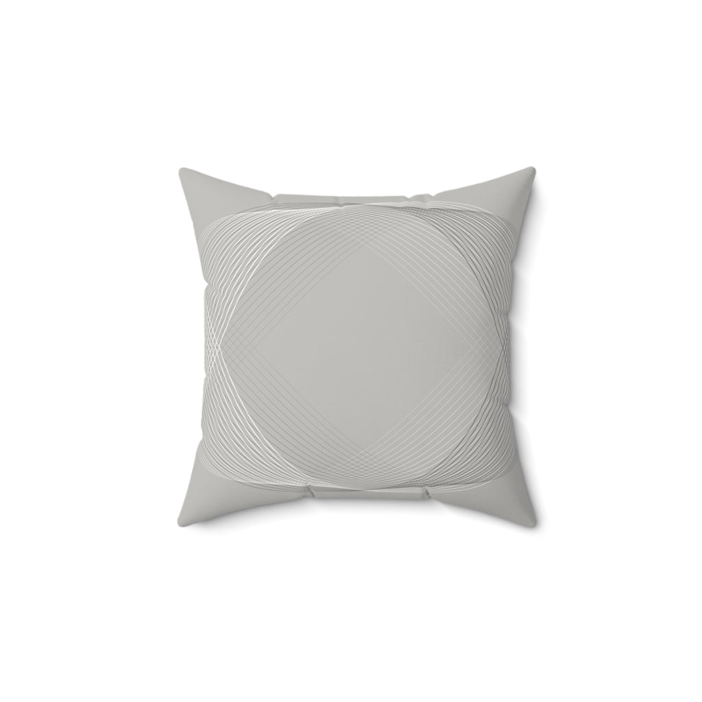 Muted Tantrum - Faux Suede Throw Pillow