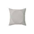 Muted Tantrum - Faux Suede Throw Pillow