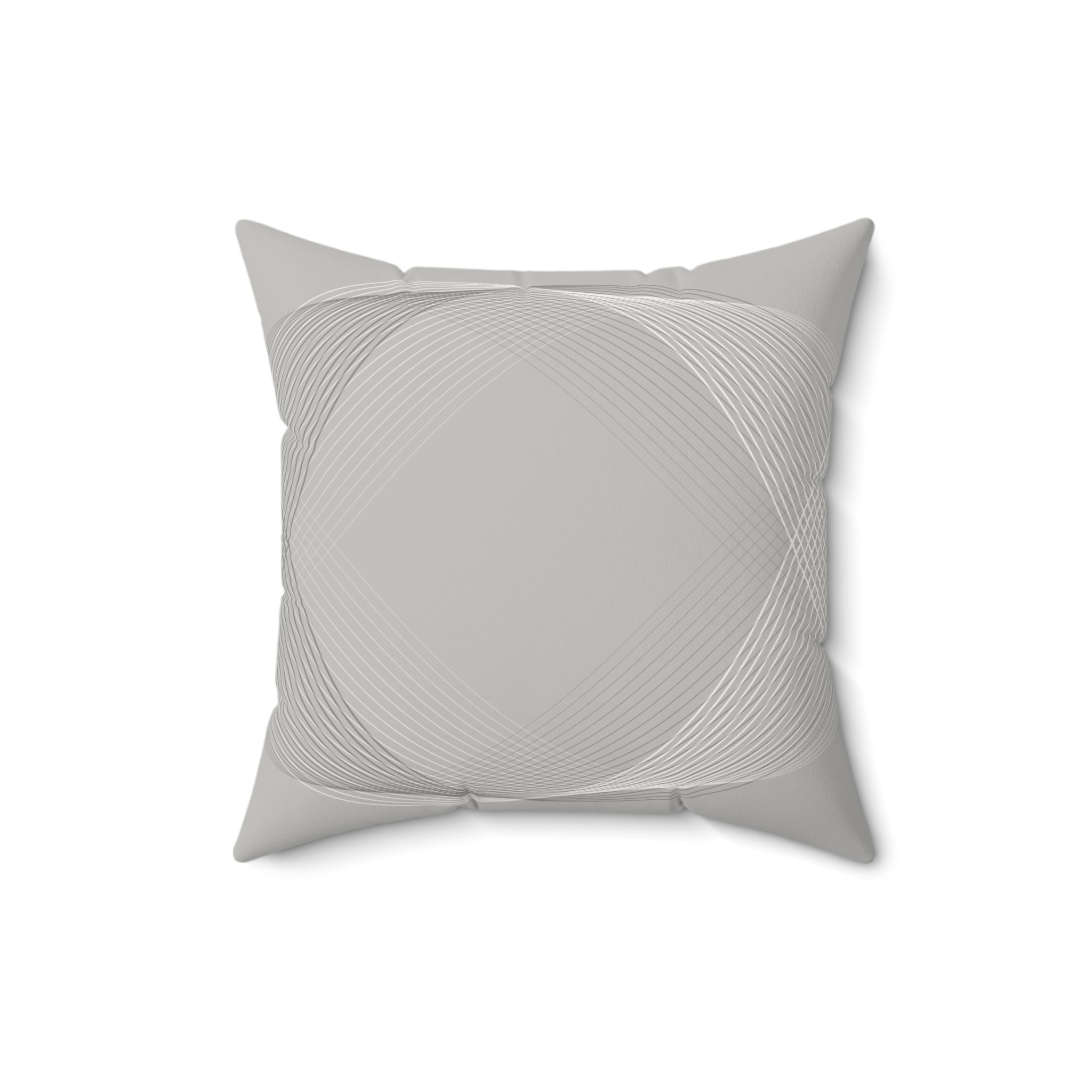 Muted Tantrum - Faux Suede Throw Pillow