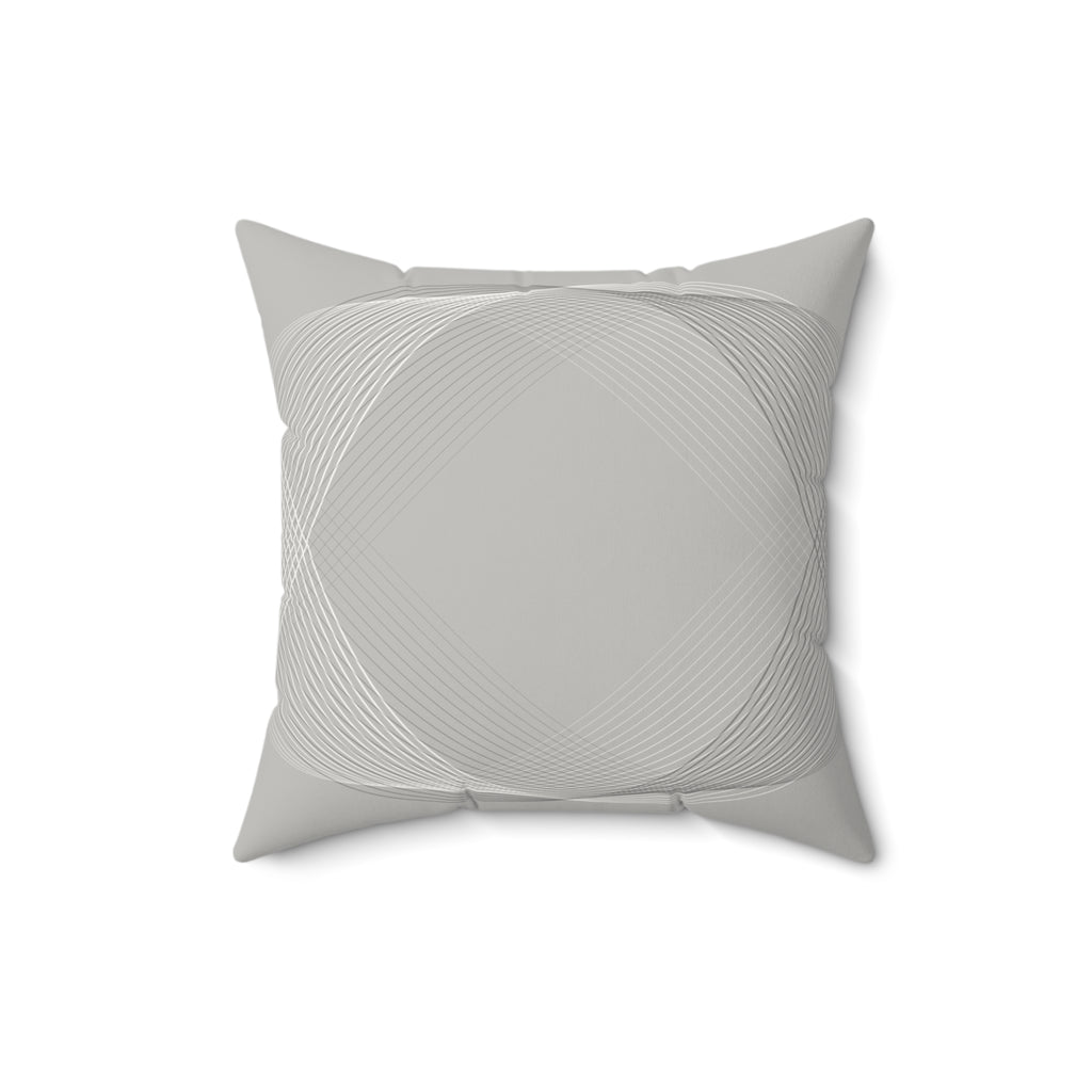 Muted Tantrum - Faux Suede Throw Pillow