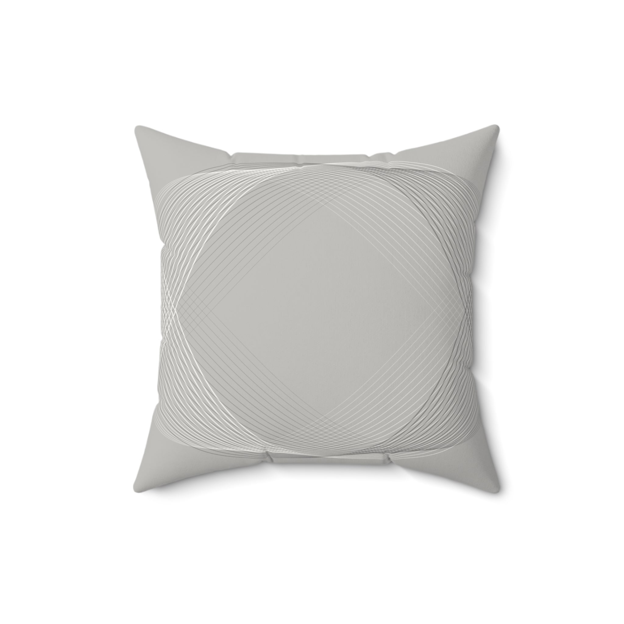 Muted Tantrum - Faux Suede Throw Pillow