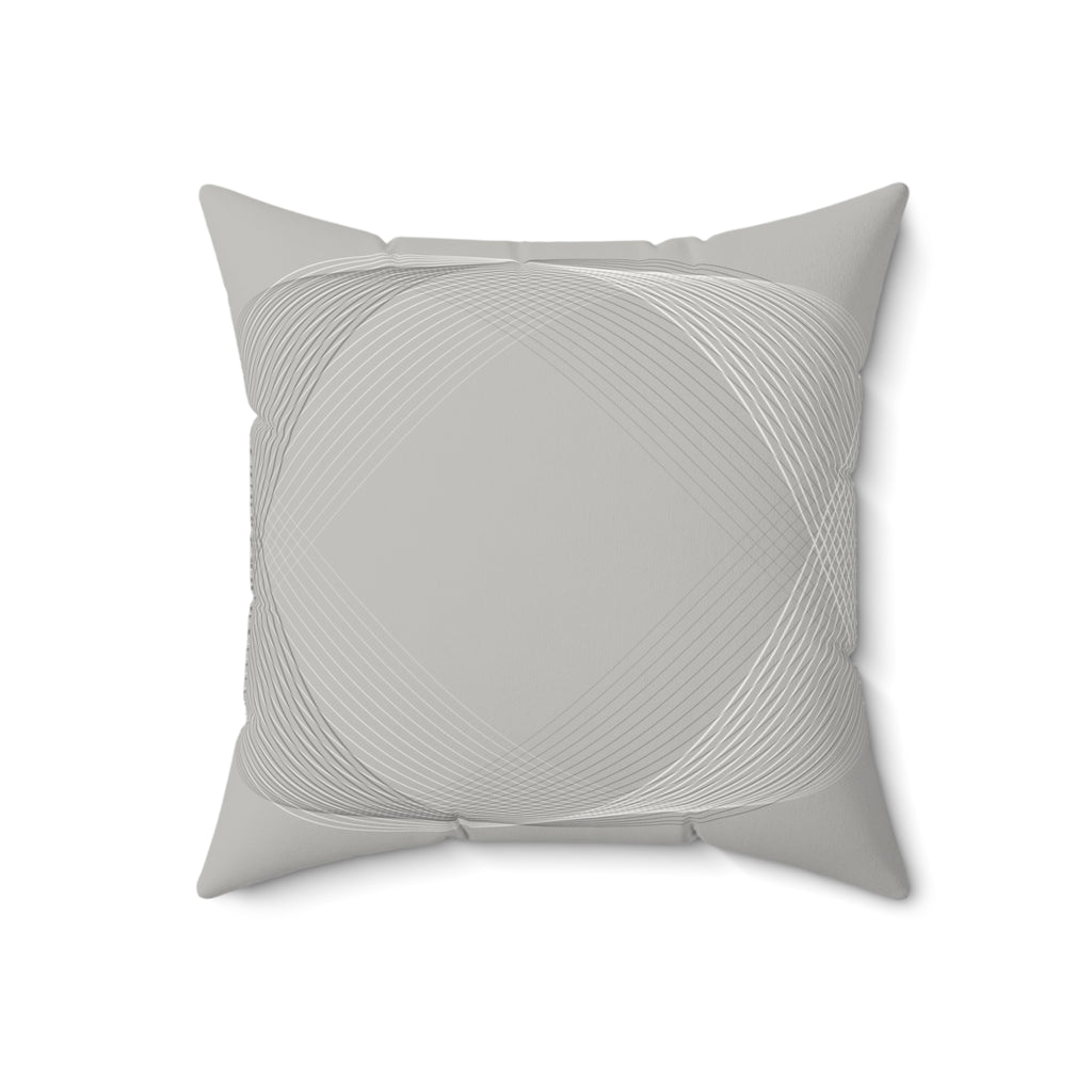 Muted Tantrum - Faux Suede Throw Pillow