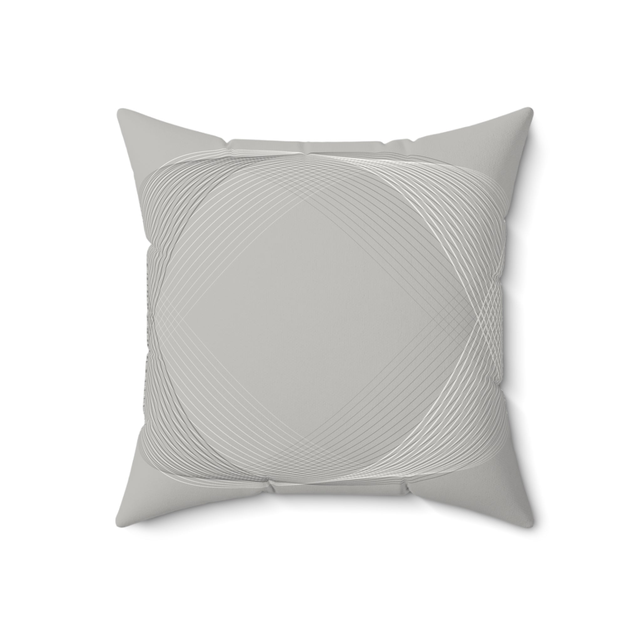 Muted Tantrum - Faux Suede Throw Pillow