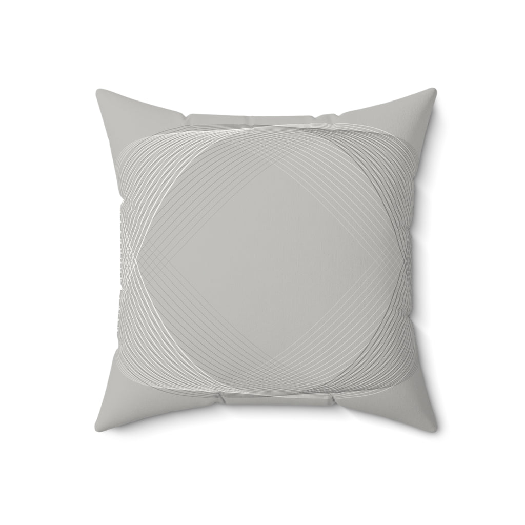 Muted Tantrum - Faux Suede Throw Pillow