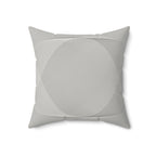 Muted Tantrum - Faux Suede Throw Pillow