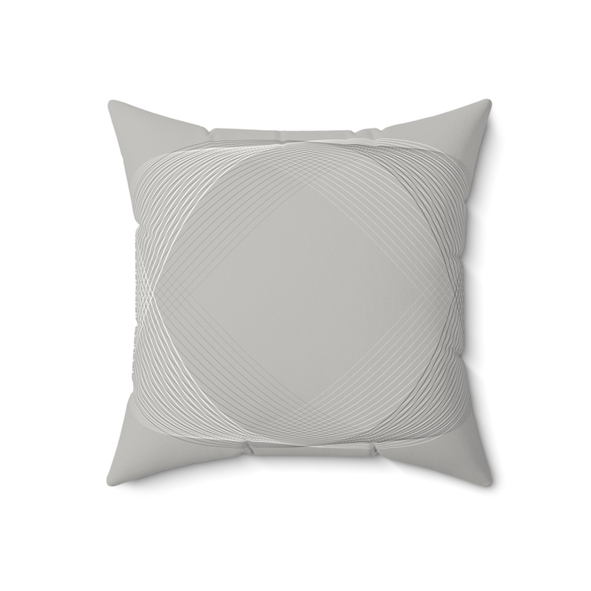 Muted Tantrum - Faux Suede Throw Pillow