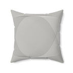 Muted Tantrum - Faux Suede Throw Pillow