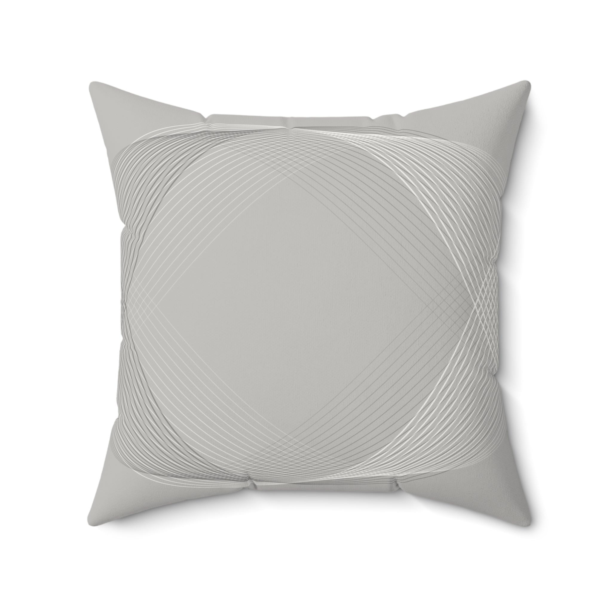 Muted Tantrum - Faux Suede Throw Pillow