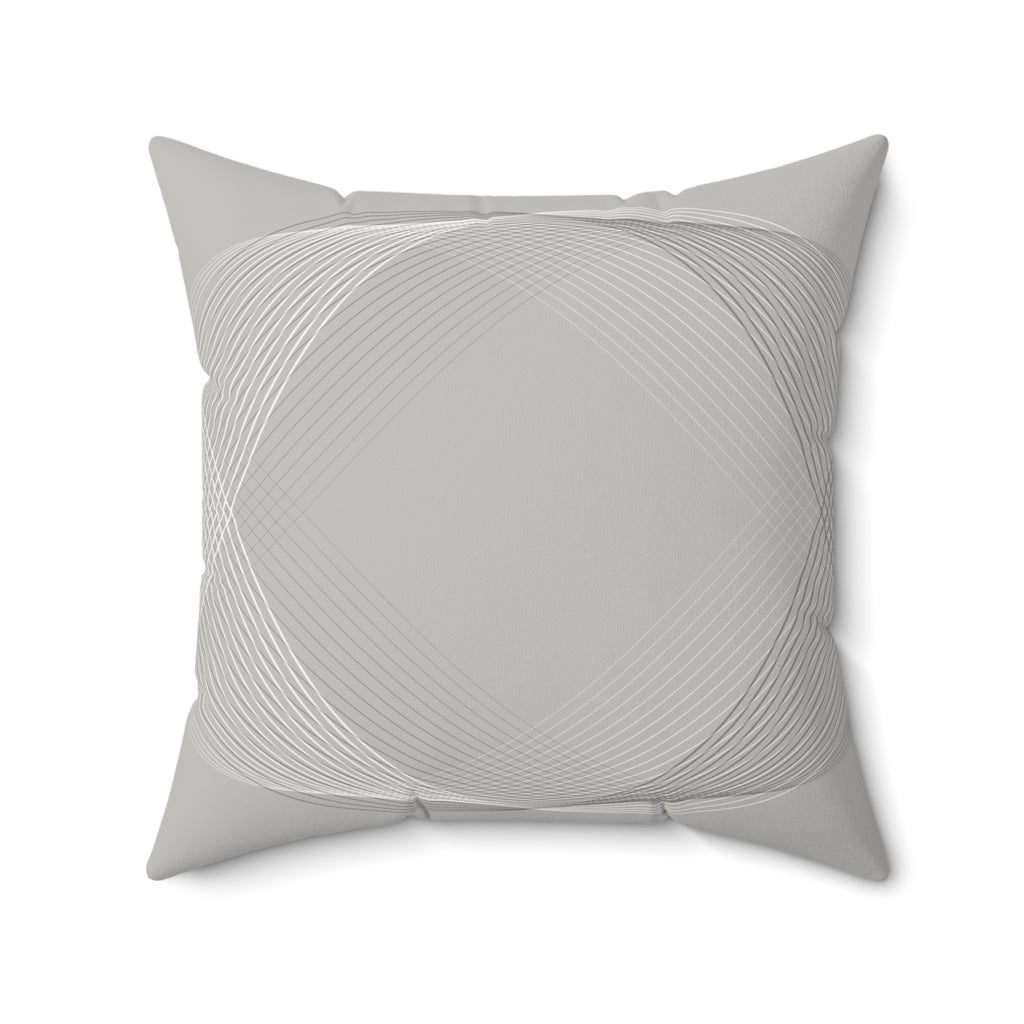 Muted Tantrum - Faux Suede Throw Pillow