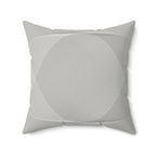 Muted Tantrum - Faux Suede Throw Pillow