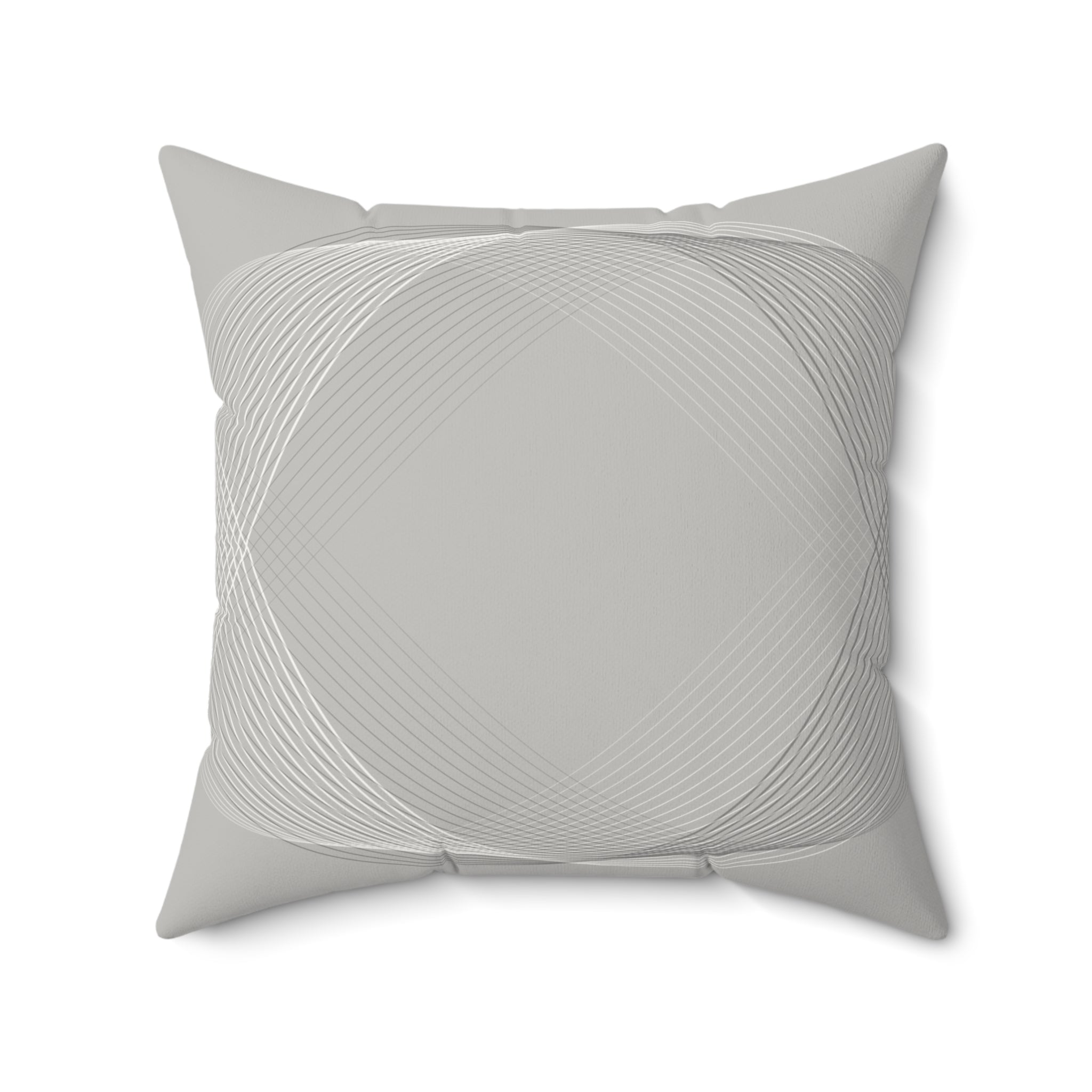 Muted Tantrum - Faux Suede Throw Pillow