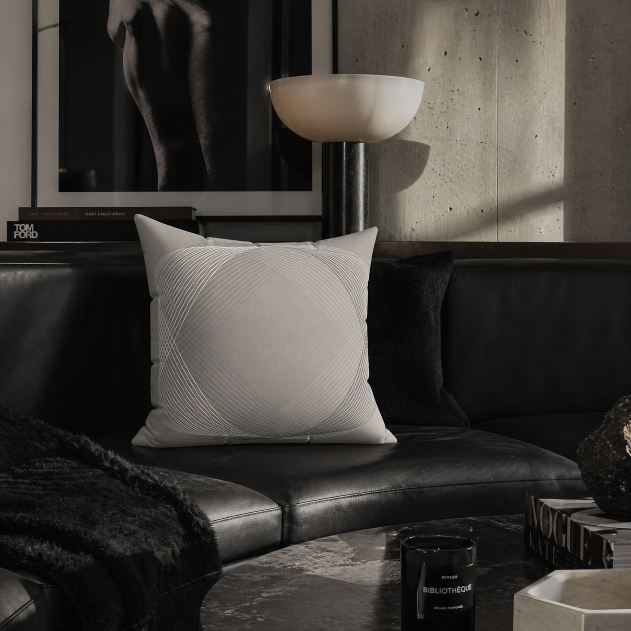 Muted Tantrum - Throw Pillow
