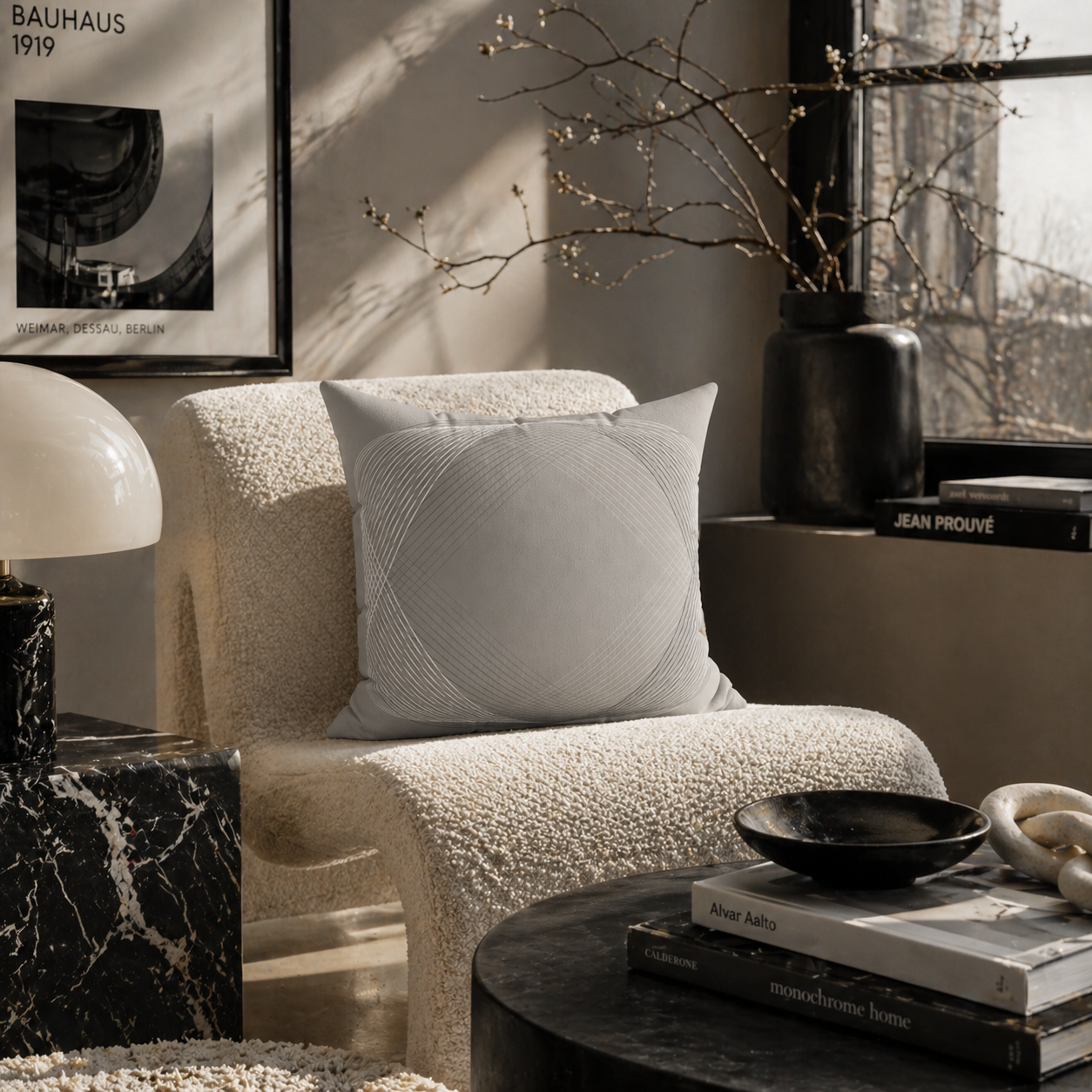 Muted Tantrum - Throw Pillow