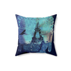 Namasté, Traveler - Faux Suede Throw Pillow