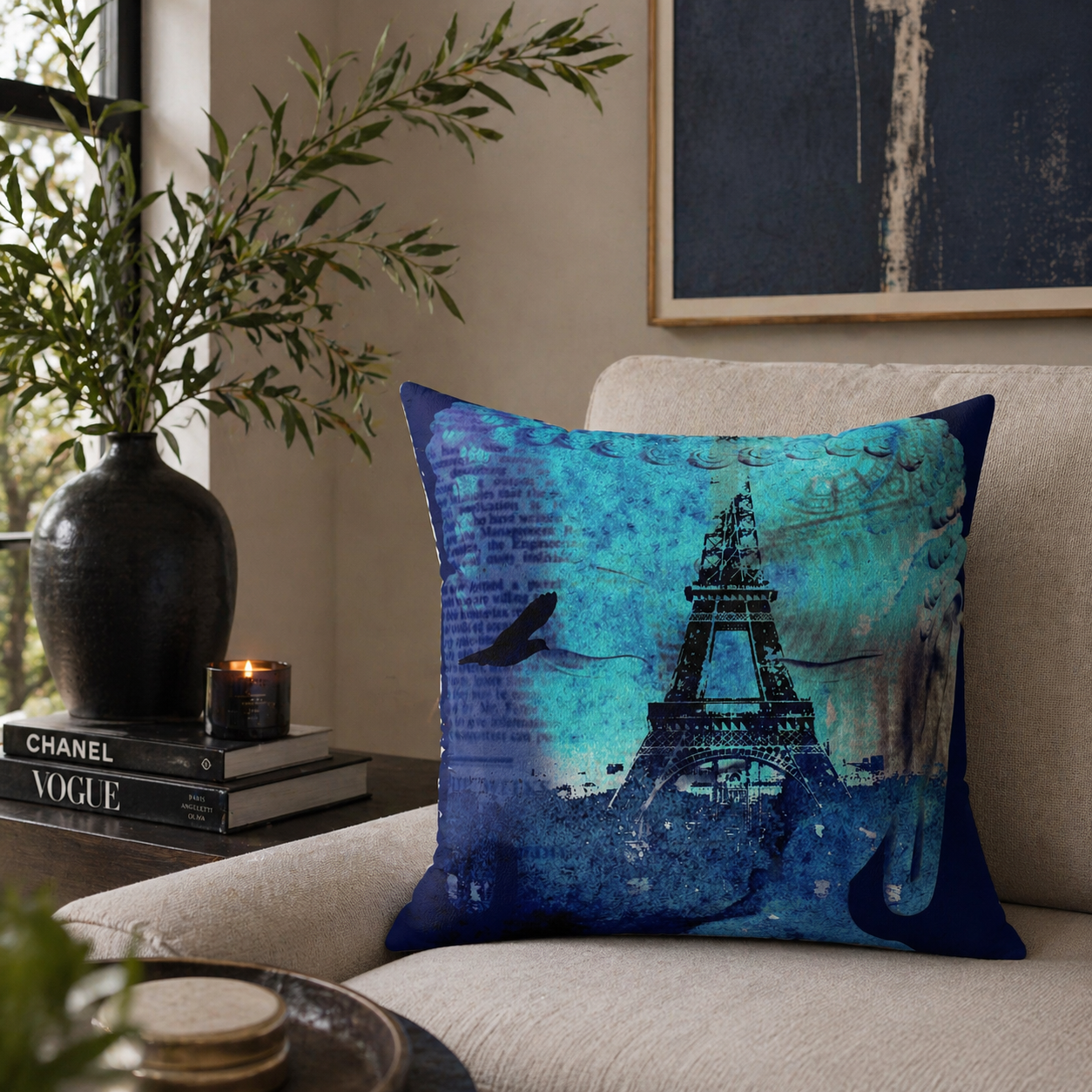 Namasté, Traveler - Faux Suede Throw Pillow