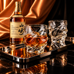 Nami — Sculptural Crystal Whisky Glass(es)