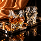 Nami — Sculptural Crystal Whisky Glass(es)