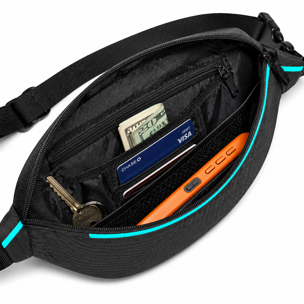 Neon Corridor - Fanny Pack