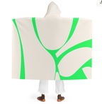 Neon Etiquette - Hooded Fleece Sherpa Blanket