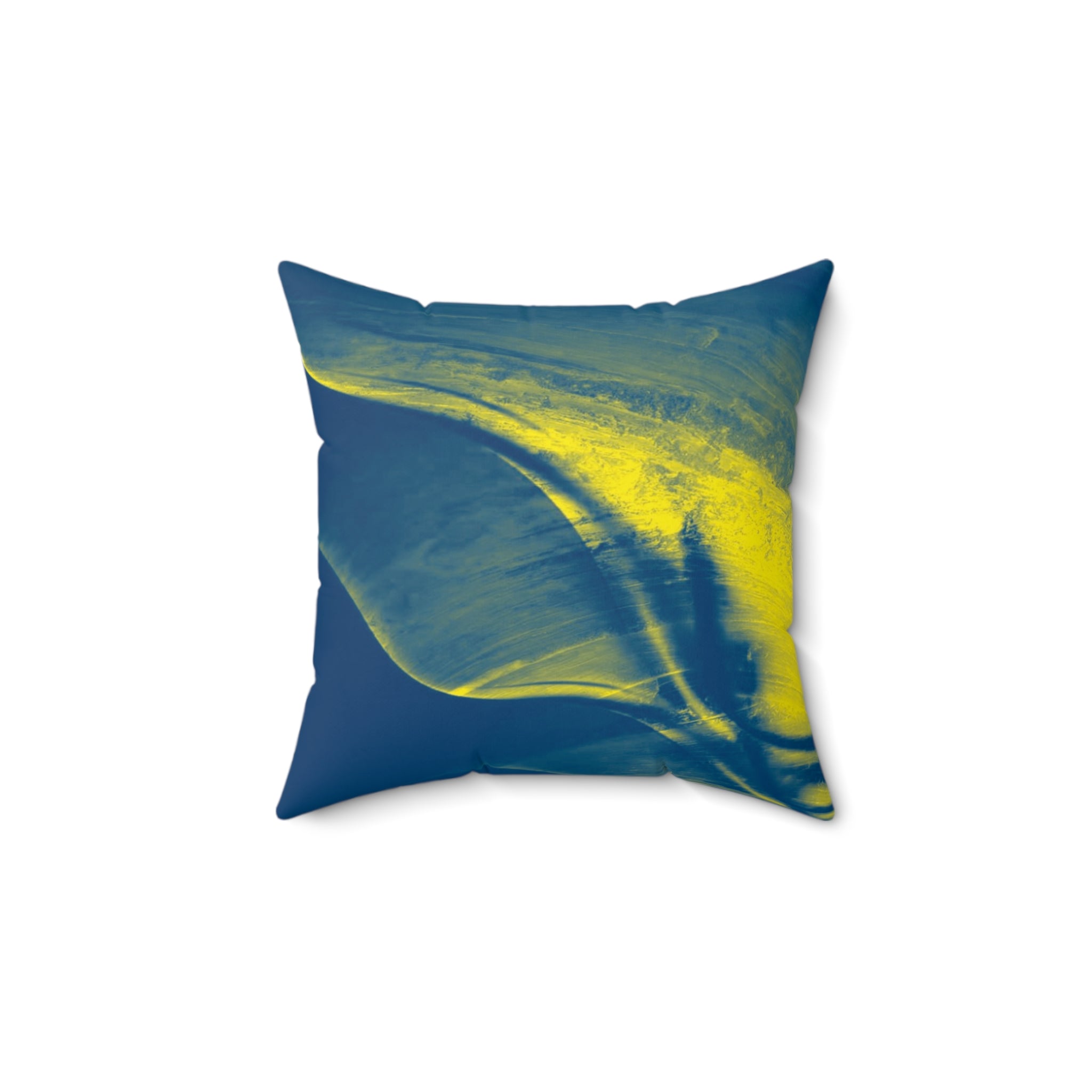 Northern Lights - Faux Suede Throw Pillow