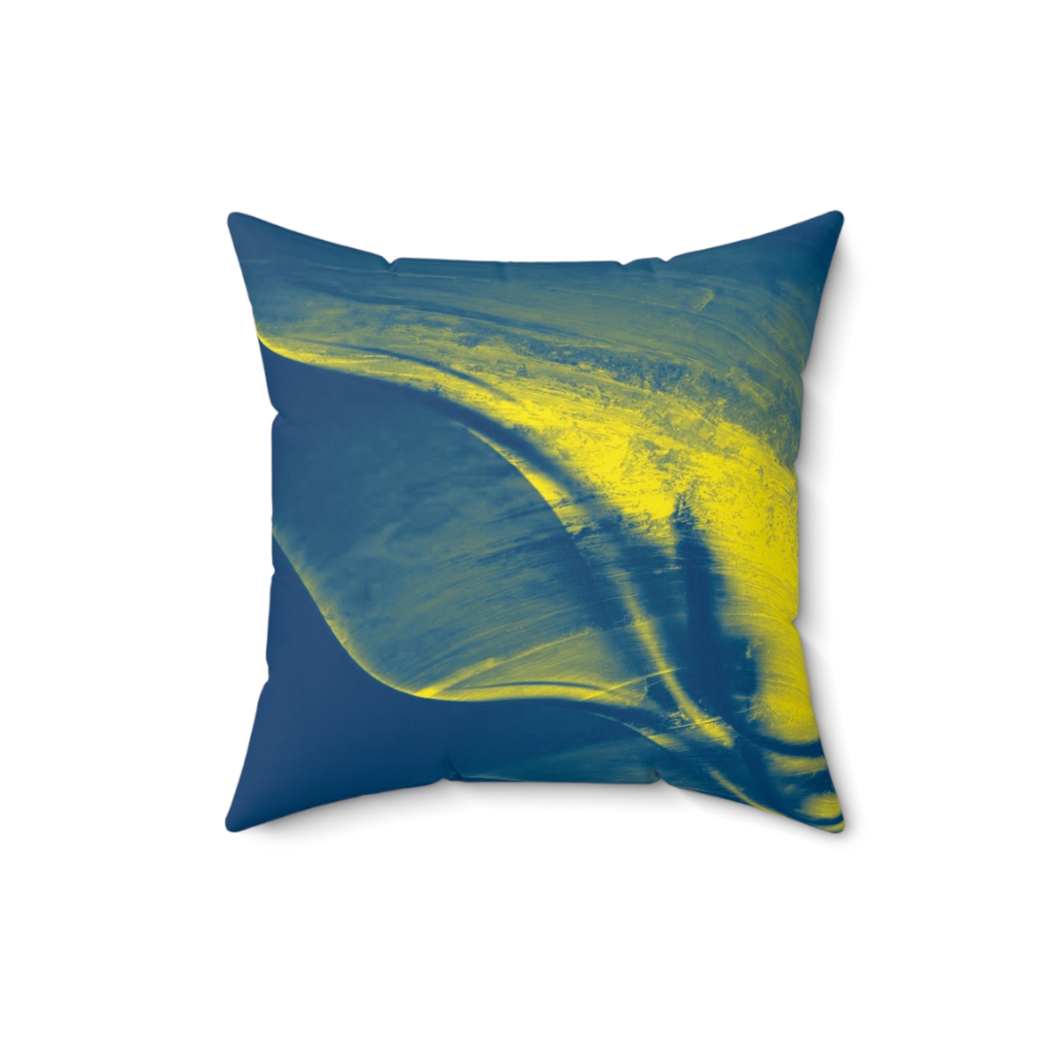 Northern Lights - Faux Suede Throw Pillow