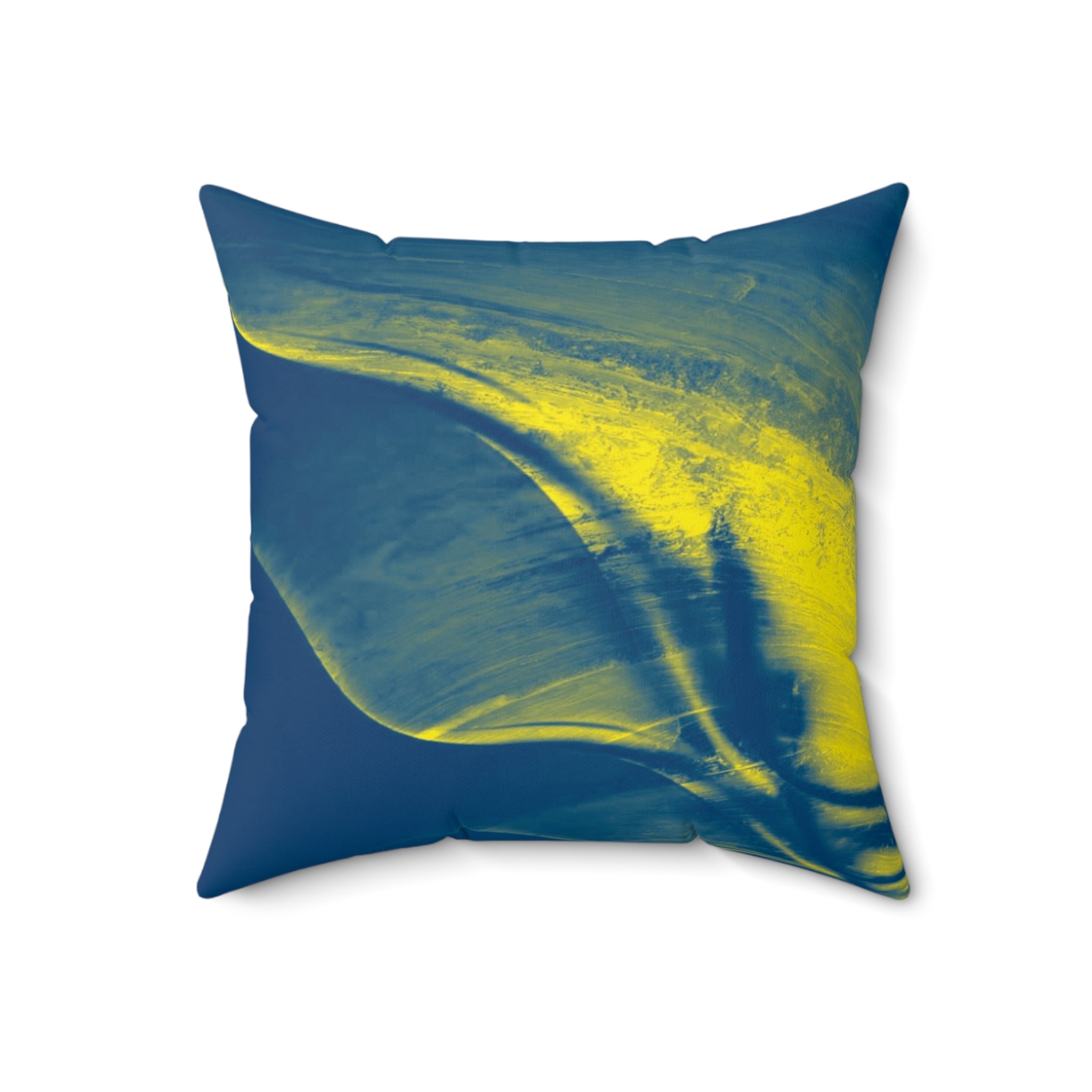 Northern Lights - Faux Suede Throw Pillow