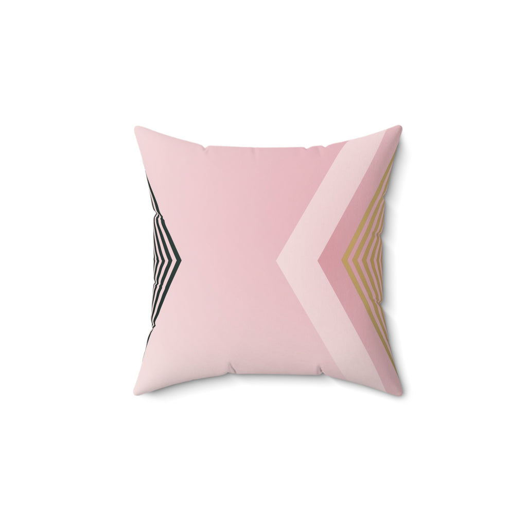 Nude X - Faux Suede Throw Pillow