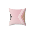 Nude X - Faux Suede Throw Pillow