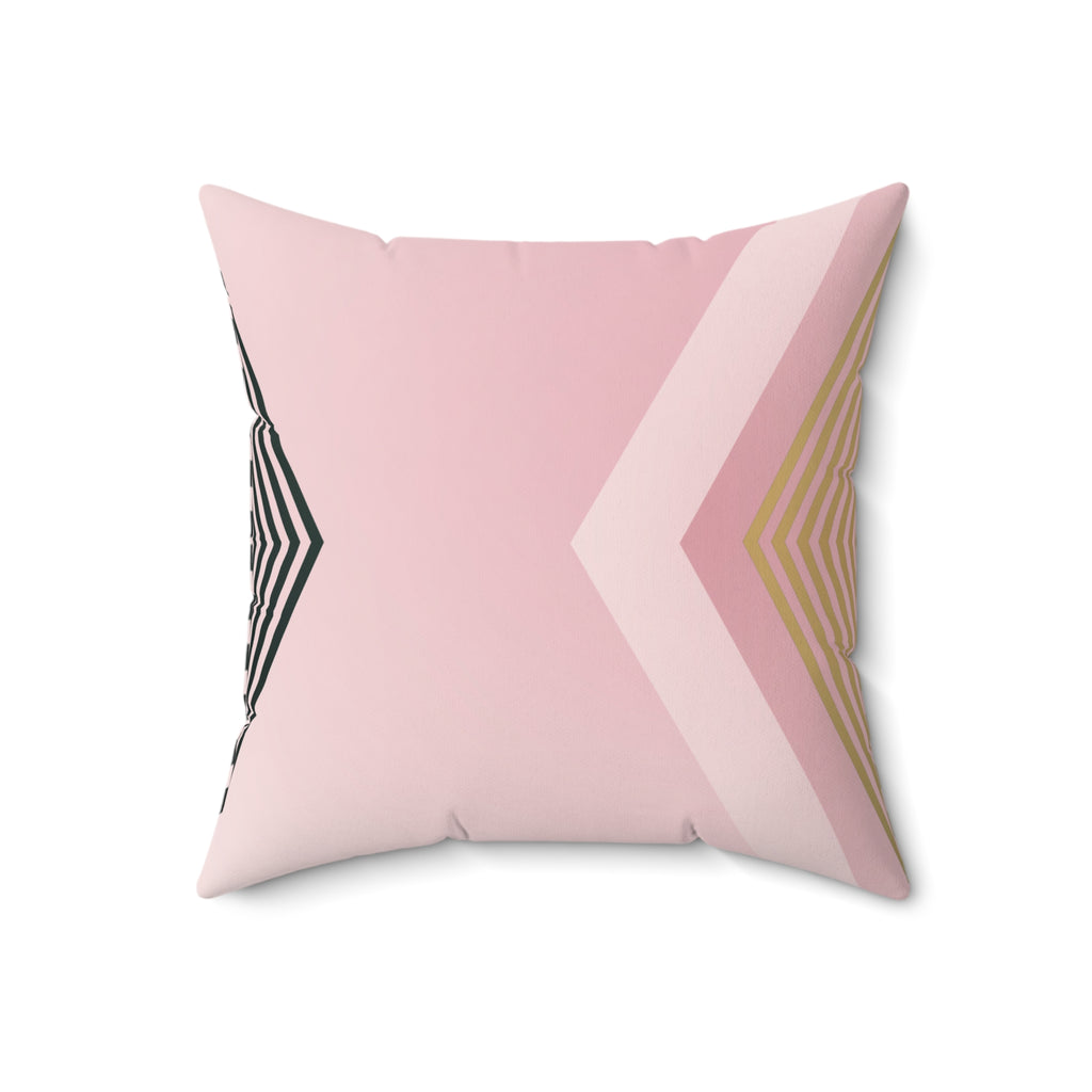 Nude X - Faux Suede Throw Pillow