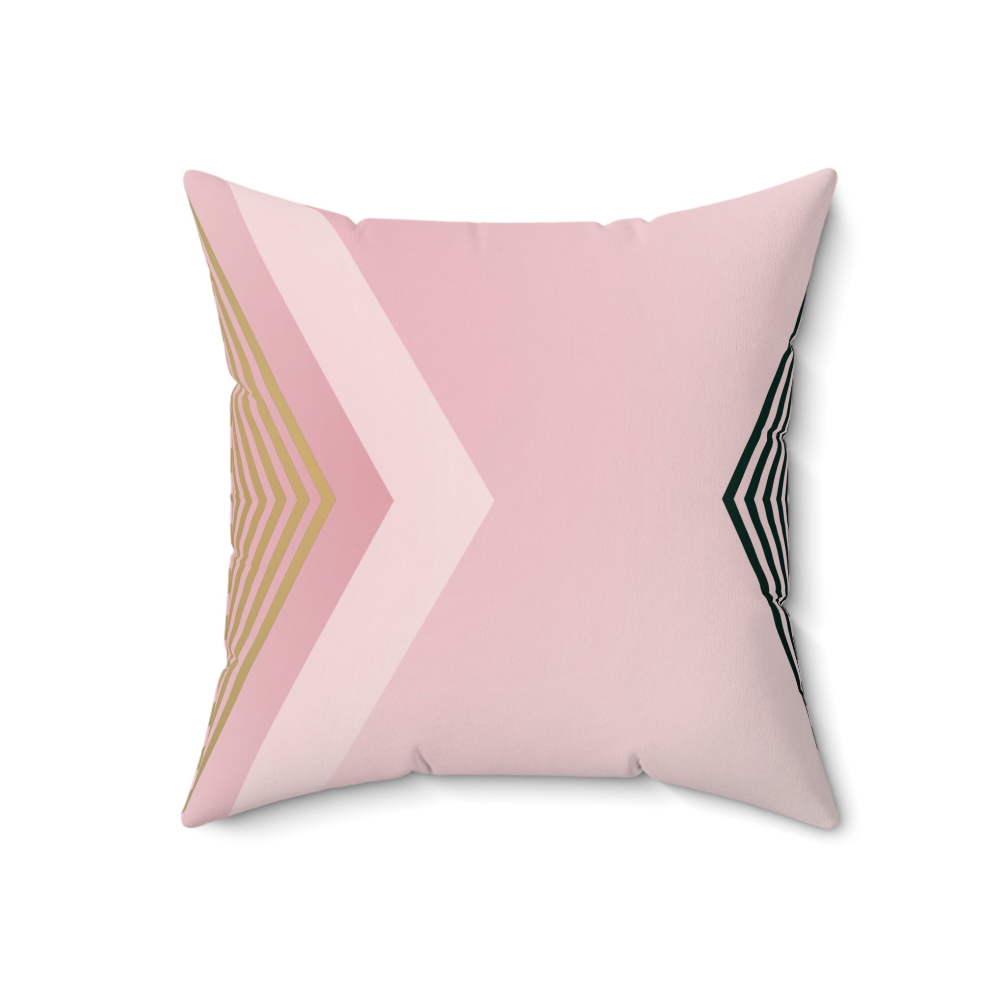 Nude X - Faux Suede Throw Pillow