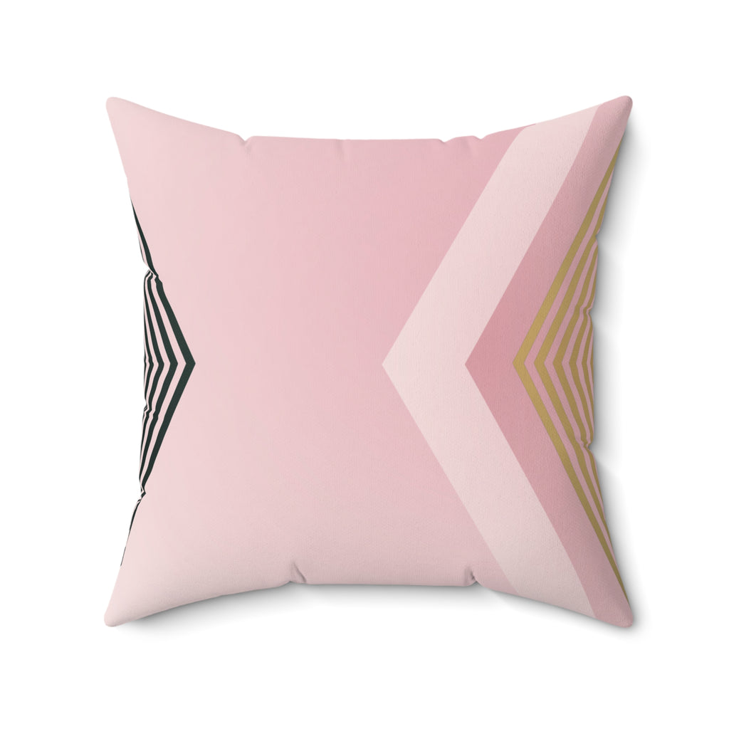 Nude X - Faux Suede Throw Pillow
