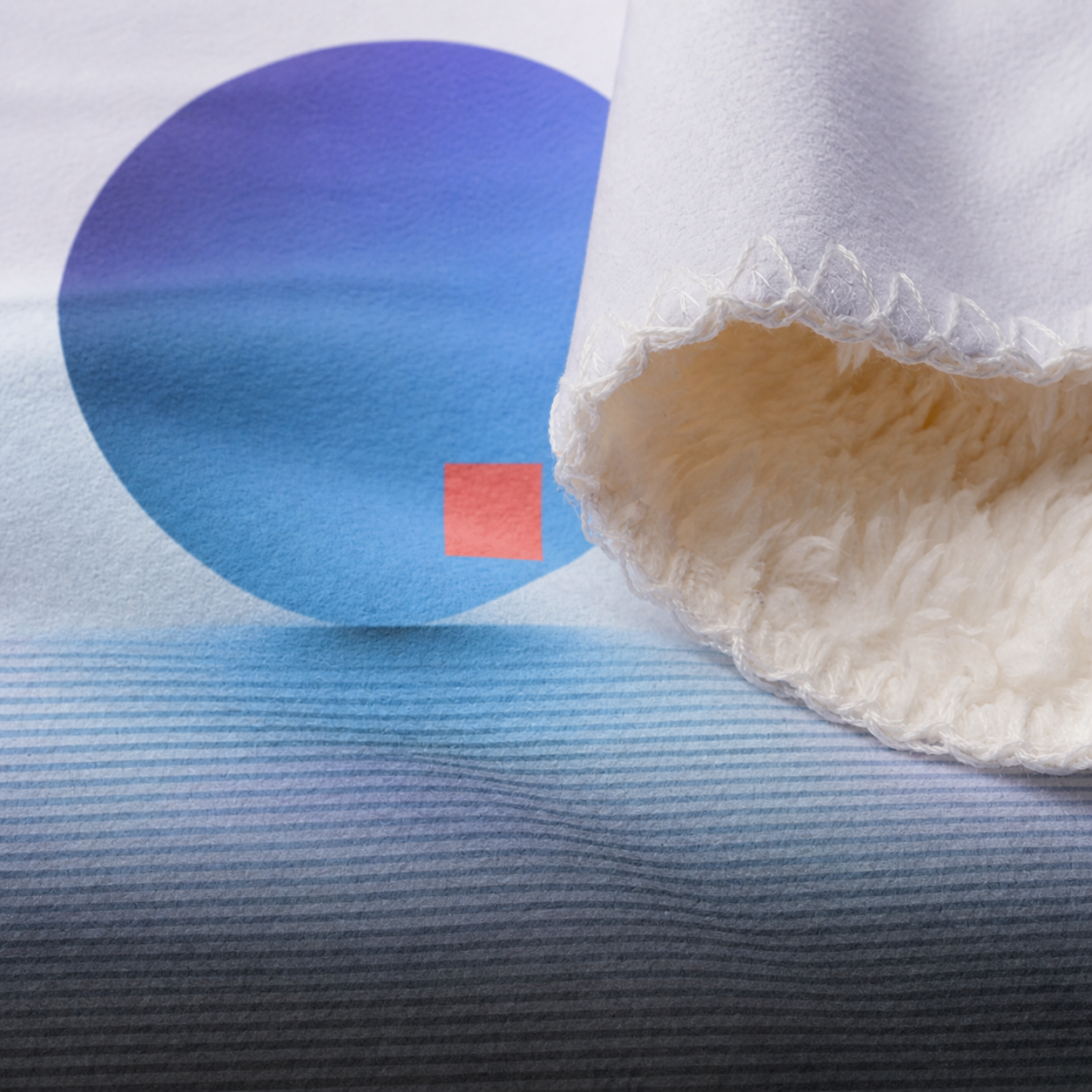 Orbit Me - Sherpa Fleece Throw Blanket