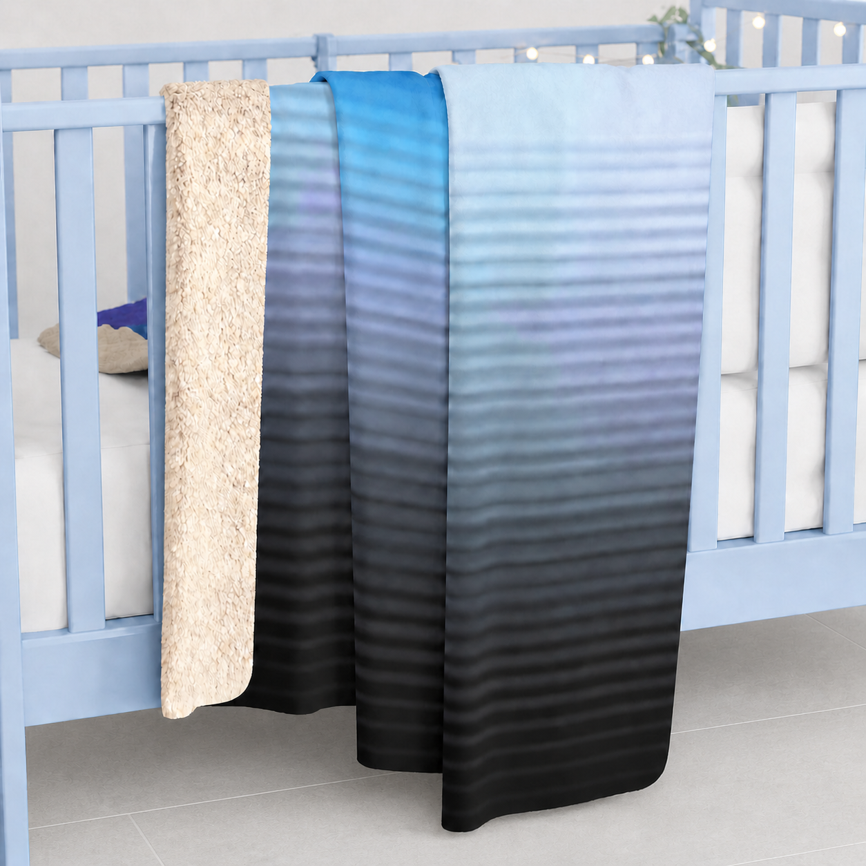 Orbit Me - Sherpa Fleece Throw Blanket