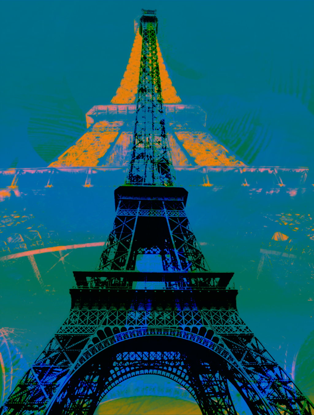 The Electric Landmark - Luggage Cover