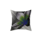 Petal to the Metal - Faux Suede Throw Pillow